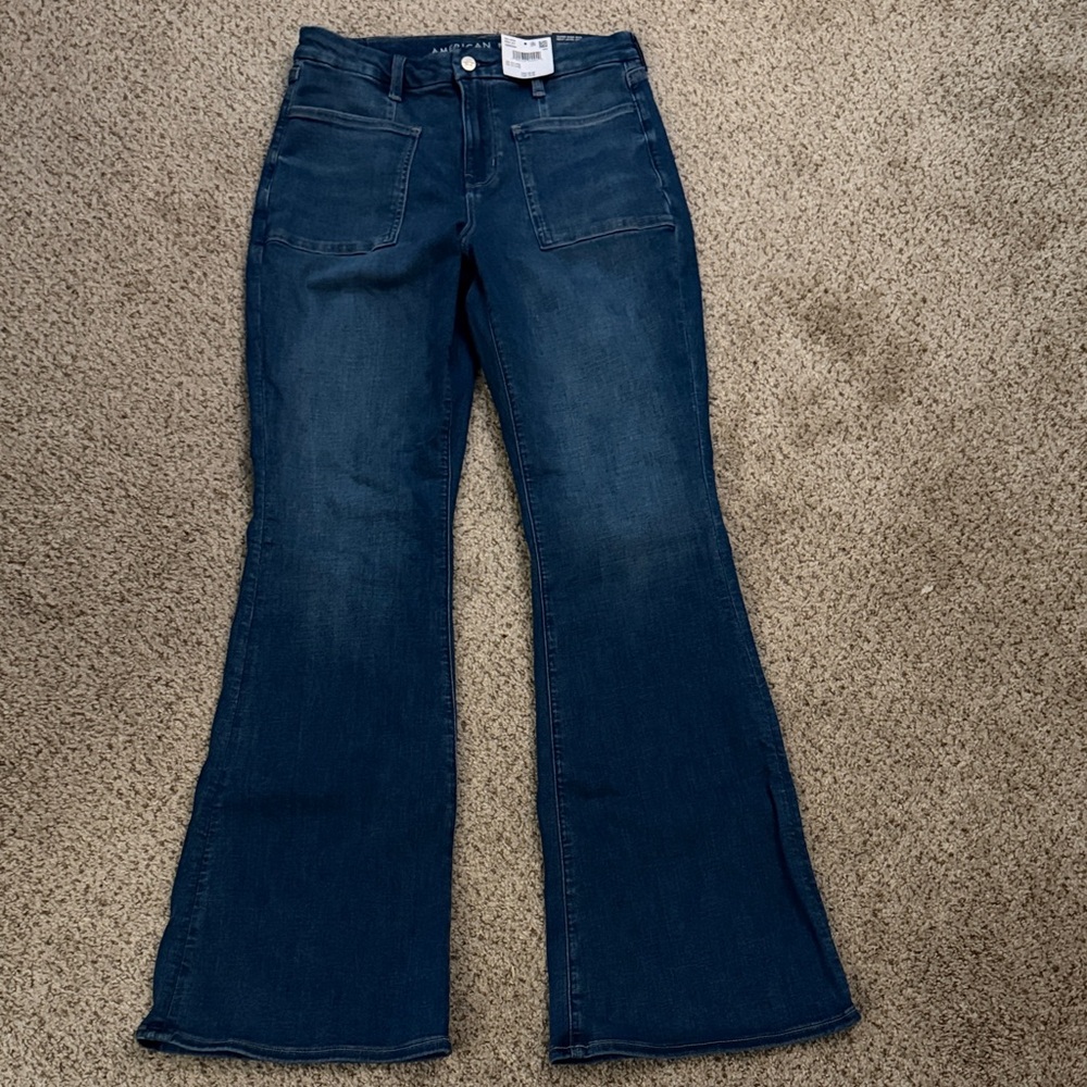 American Eagle Curvy Flare Jeans Size 10L